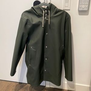 Stutterheim - Forest Green - Stockholm Rain Jacket - Good Condition